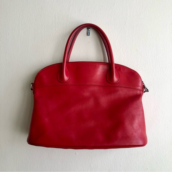 Vintage Longchamp Red Leather Purse - Picture 3 of 15